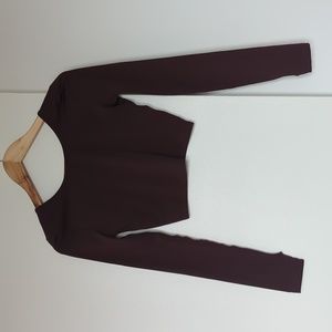 Women's madewell maroon crop Size S